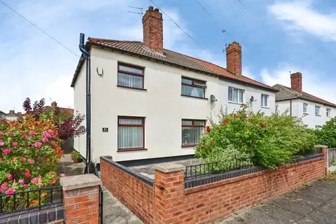 Front exterior of 41 Hardinge Road, a three-bedroom semi-detached house for sale in Liverpool L19