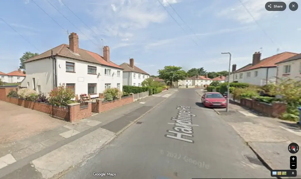 Google Street View image of Hardinge Road, Liverpool L19